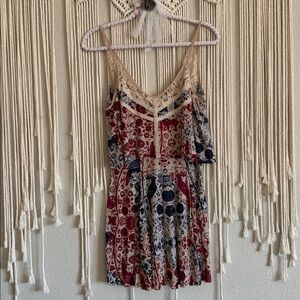 Ecote tie dye dress boho
